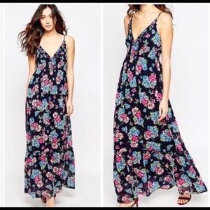 Asos Iska Floral Maxi Dress